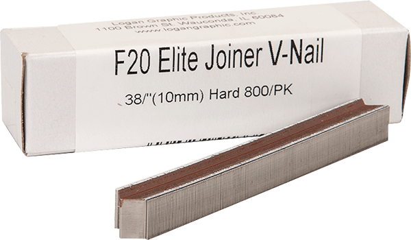 F20 3/8" V-Nail Strips for Hard Wood